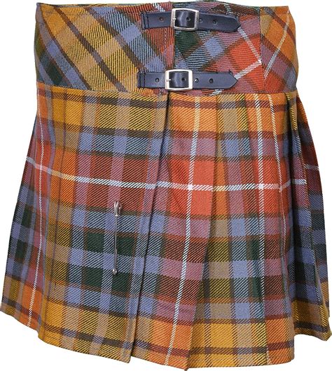 Buy CLOUD KILT Kilt Skirts for Women Scottish Tartan Pleated Mini Kilt ...