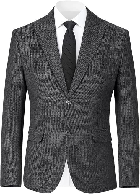 Fesenbo Mens Blazer Formal Vintage Herringbone Tweed Suit India | Ubuy