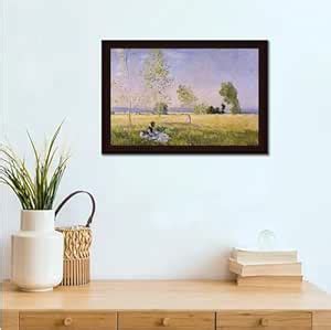 Tamatina Claud Monet Art Wooden Texture Framed Canvas Paintings | L't ...