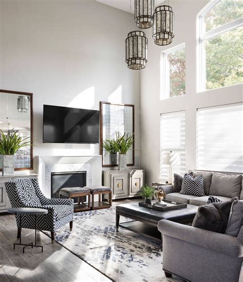 46 Transitional Family Room Designs and Ideas Living Room Decor Gray ...