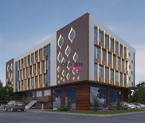 Commercial Building Elevation Design 的图像结果