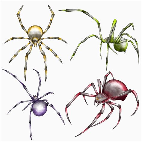 Spider art watercolor paint Vectors - Download Free High-Quality ...
