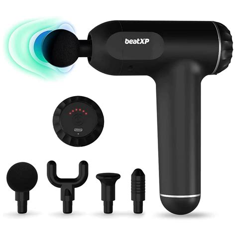 beatXP Bolt Deep Tissue Massage Gun | Percussion Muscle Massager for ...