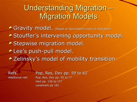 Population 6 - Migration Models | PPT