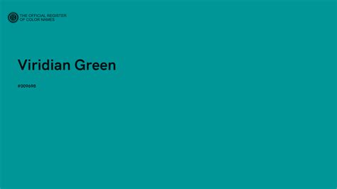 Color Viridian Green