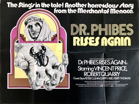 Dr Phibes Rises Again Quad Poster — 20th Century Movie Posters