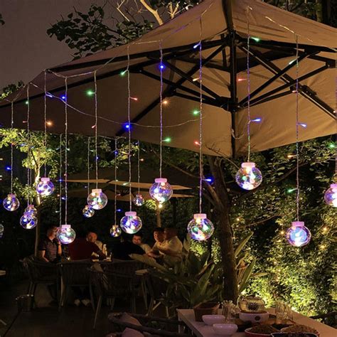 3388 8 Feet 12 Wish Ball String LED Lights (Wishing Ball Multicolor ...
