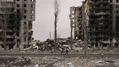 Photos from Ukraine-Russia war capture aftermath in Bucha, destruction ...
