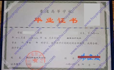 铜川职业技术学院毕业证样本图片-胡杨树样本网