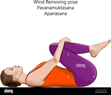 Yoga Wind Release Pose