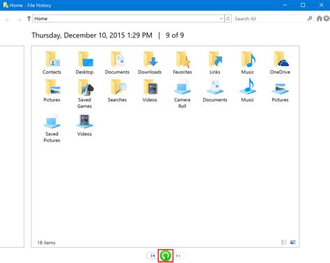Restore Files Using File History 的图像结果