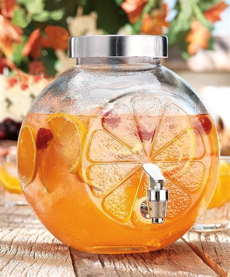 Buy UI Intros 4 Litre Glass Juice Dispenser - Water Pitcher for Detox ...