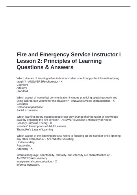 Competency Questions and Answers Fire Service 的图像结果