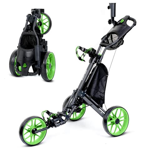 DRUIDS 3 Wheel Golf Push Cart : Lightweight Golf Walking Cart with ...