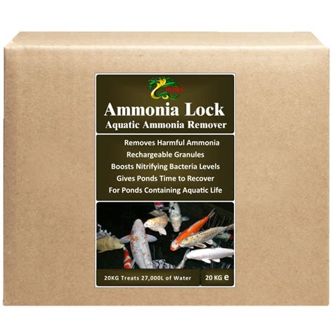 Buy HYDRA AMMONIA LOCK 20kg Treats UpTo 27000 litres Remove Ammonia in ...