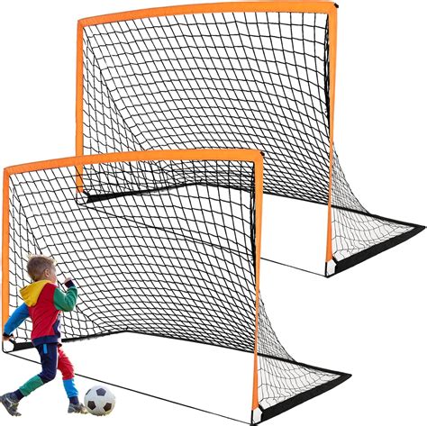 Amazon.com : Deekin 2 Pcs 5.6 x 9 ft Large Backyard Soccer Goal ...