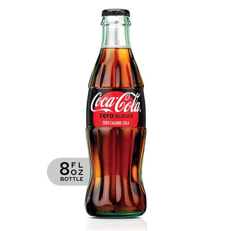 Buy Coca-Cola Zero Sugar Glass Bottles, 8 fl oz, 6 Pack Online at ...