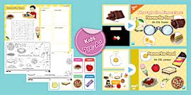 Twinkl ESL Favourite Food Activity Sheet