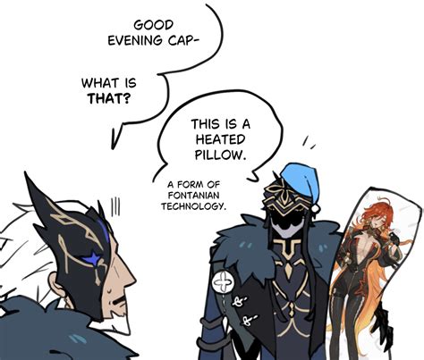 mavuika, capitano, and pierro (genshin impact) drawn by sgrimp | Danbooru