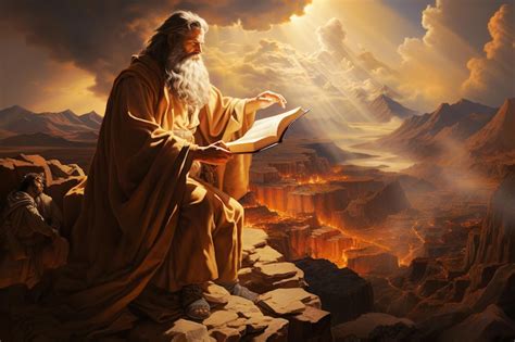 Moses receiving the ten commandments at mount sinai religion and faith ...
