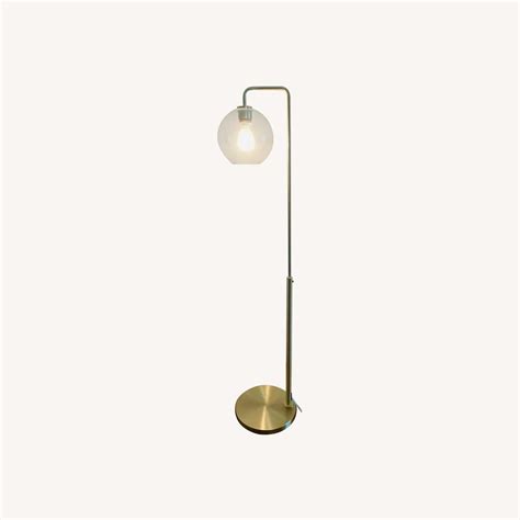 West Elm Sculptural Globe Floor Lamp - AptDeco
