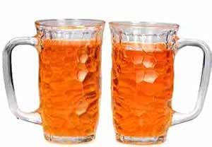 Buy Long Beer/Whiskey Mug(Pack of 2)400ml Online at Low Prices in India ...