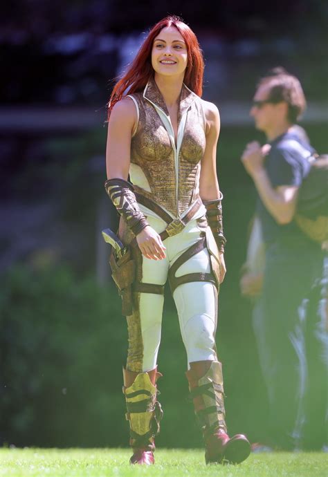 Camila Mendes on Set for Masters of the Universe • CelebMafia