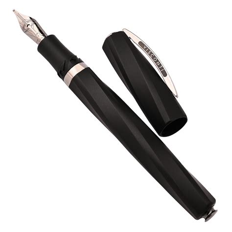 Visconti Divina Matte Black Fountain Pen|Buy Online at Makoba|Visconti