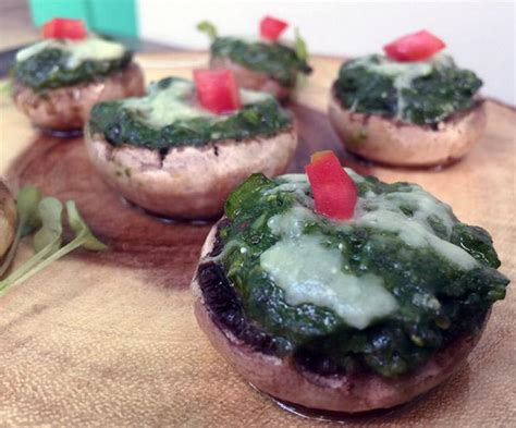 Recipe: How to make Makai Saag Baked Mushroom - Rediff.com Get Ahead