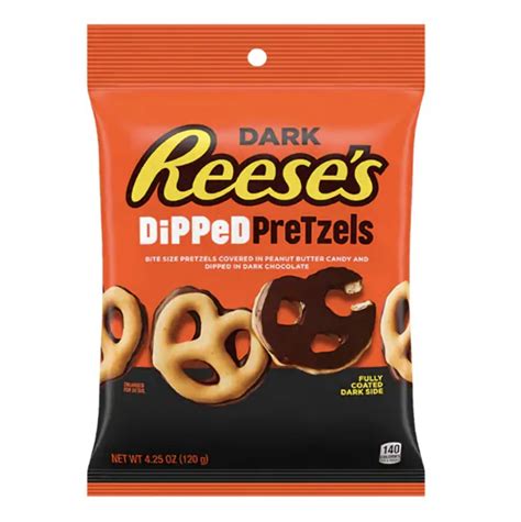 Reese’s Dark Chocolate Dipped Pretzels 120g | Curious Candy