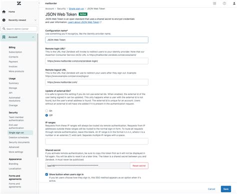 TokenLink SSO Login for Zendesk – WordPress plugin | WordPress.org