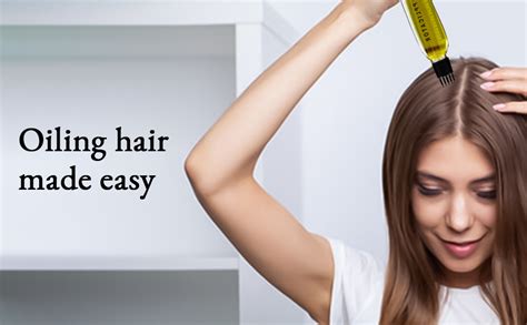 VREENY Hair Root Applicator Bottle with Comb Cap for Applying Hair Oil ...