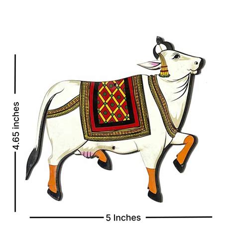 Decorative Pichwai Cow Mdf 5 IN – craftshopindia