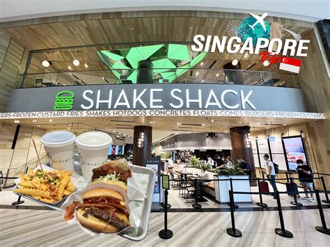 กิน Shake Shack Burger สนามบินชางงี (Changi Airport) Singapore แบบ Step ...