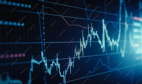 Premium Photo | Line going up on the graph of stock market Financial indexes on the LED screen ...