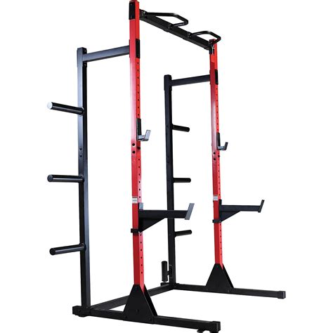 CAP Barbell Strength Power Rack Sports Edition + 1/2 Rack Conversion ...