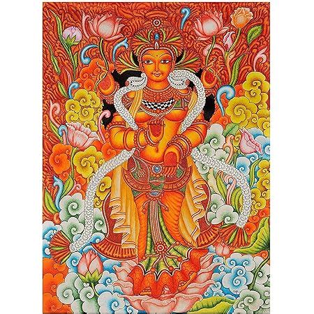 SCPmarts Canvas Print Kerala Mural Painting of Lord Ganesha Size 20 ...