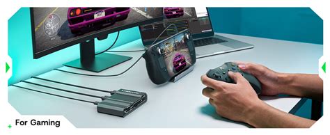 Lemorele Video Capture Card,4K 60fps Ultra-Low Latency Output, USB-C ...
