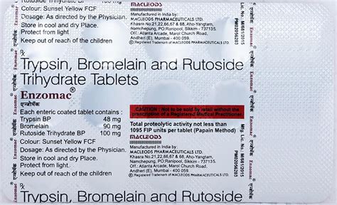 Enzomac - Strip of 10 Tablets : Amazon.in: Health & Personal Care