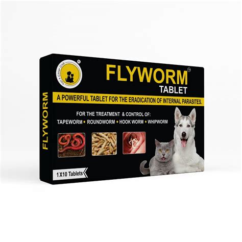 Buy Tail & Collar Club Flyworm Dewormer for Dogs | Effective Deworming ...
