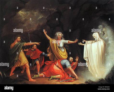 . Saul and the Witch of Endor . 19th century. 908 Mount-saul and the ...