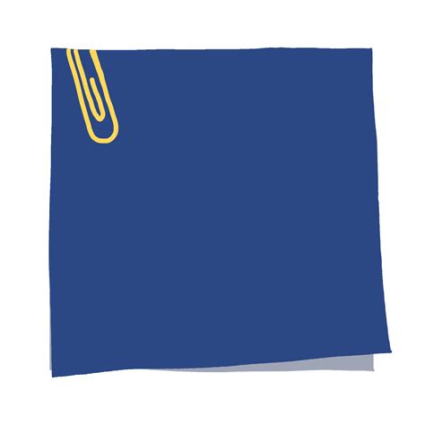 Blue Sticky Note Png