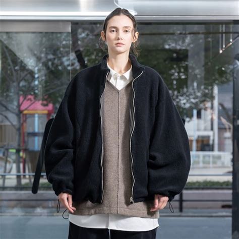 VOAAOV REVERSIBLE BOA BLOUSON(BLACK) VOBZ-K82 | IAAAM ONLINE STORE