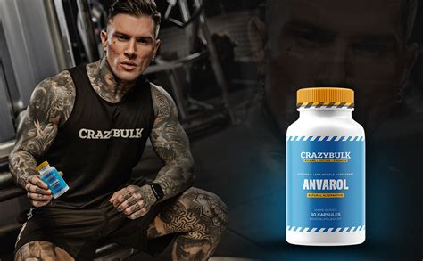 CrazyBulk ANVAROL Natural Alternative for Cutting & Lean Muscle ...