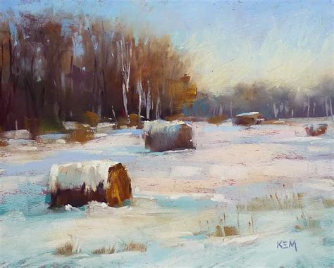 Simple Winter Landscape Paintings