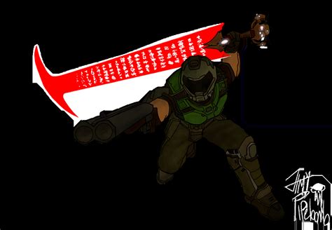 DoomGuy Quake Champions by JimmyPipebomb on Newgrounds