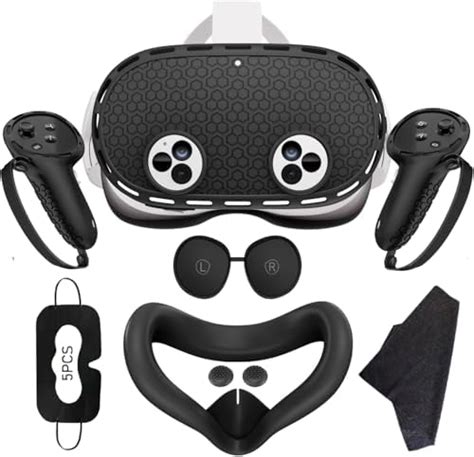 New World Silicone Cover Set Compatible with Me-ta Quest 3S Accessories ...