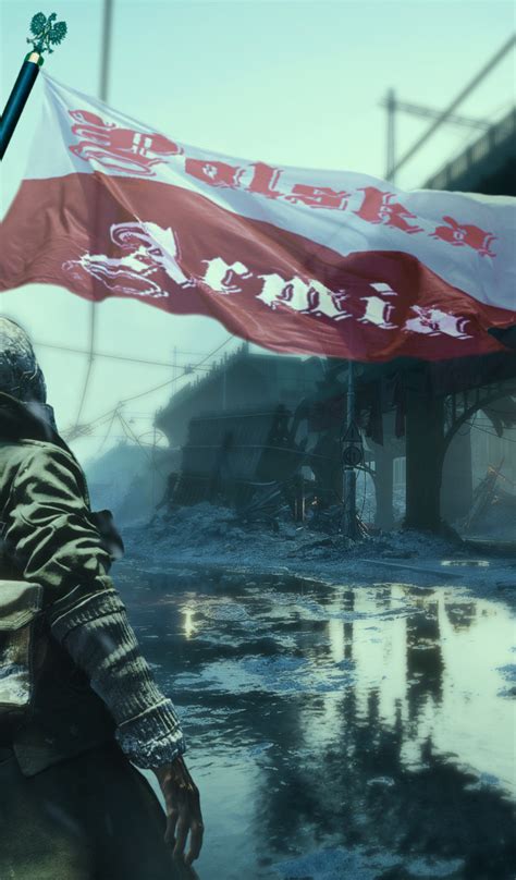 Download wallpaper people, flag, Battlefield V, section games in ...