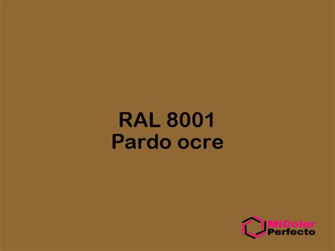 RAL 8001 Pardo Ocre (RAL Classic) - micolorperfecto RAL