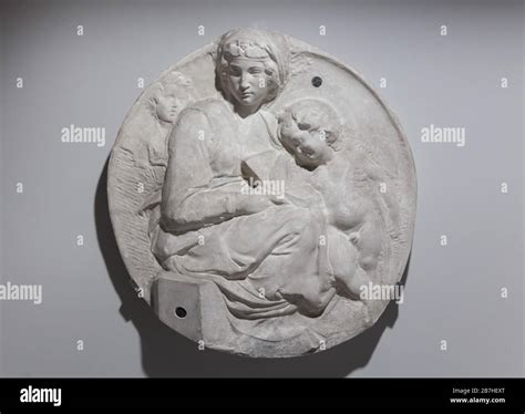 Madonna And Child Michelangelo Painting